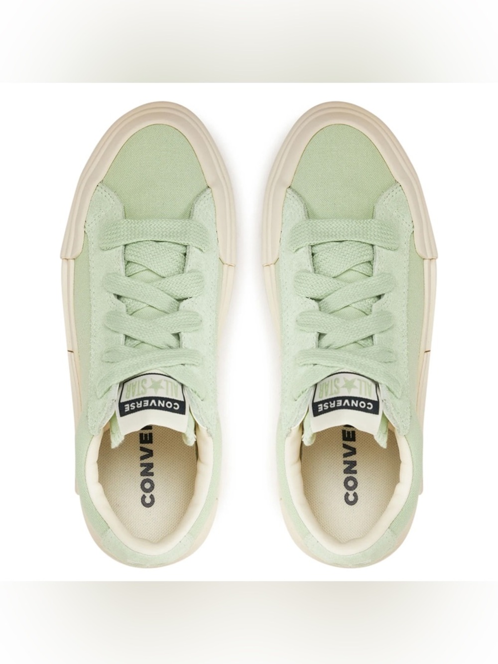 Converse Cruise Mint Green Low Top Platform Unisex Sneakers W 9 M 7.5 NEW - Picture 6 of 16